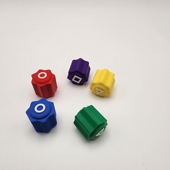 Squid Game 2 Gonggi Stones Traditional Korean Jacks Weighted Made in USA - Picture 2 of 8